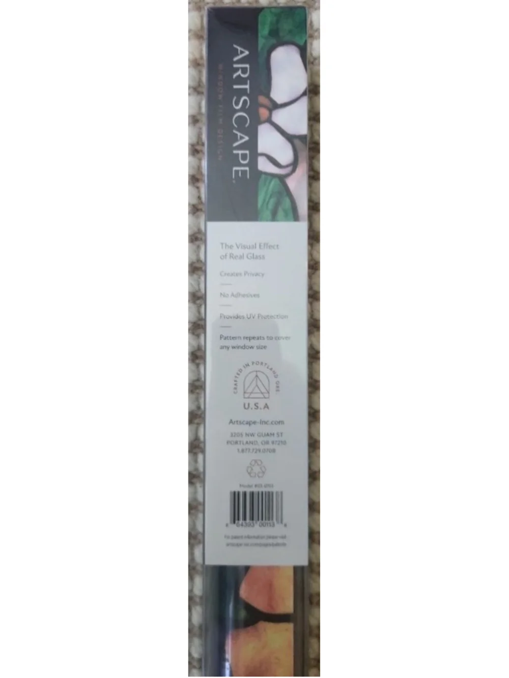 Artscape Magnolia Window Film 24x36 New in Box Privacy Window Cover